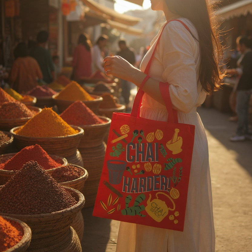 Chai Spice Tote Bag