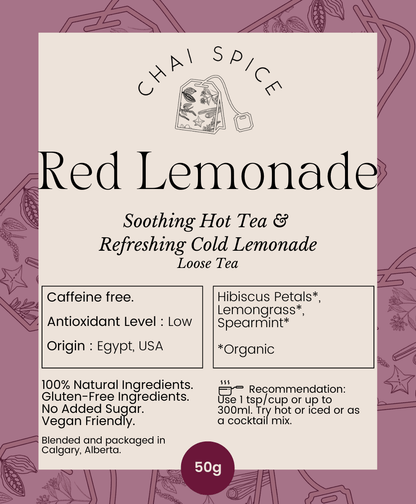 Red Lemonade - Chai Spice